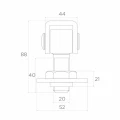 PSG verstelbaar lasscharnierM20 gegalvaniseerd 88 mm 001-362 (3)