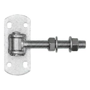 Verstelbaar poorthengsel M16 met schild 115×50 mm – gegalvaniseerd