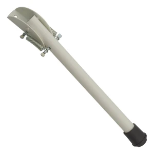 PSG deurvoetstuk veerbelast 220 mm wit – stalen deurstop