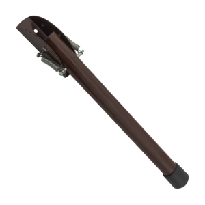 Verende deurklem 320 mm brons – deurstopper voor deuren en hekken