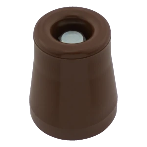 Deurdrempel rubberen groot bruin Ø49 mm – schroefmontage