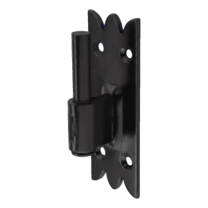 Decoratief zwart luikbeslag – pen ø9 mm