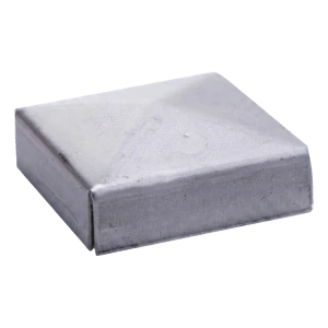 Postal – stalen envelopkapje voor hekpaal 60×60 mm