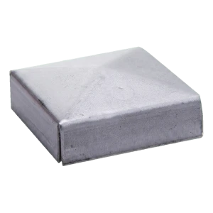 Postal – koepelvormig stalen dakkapje voor omheiningsposten 120×120 mm