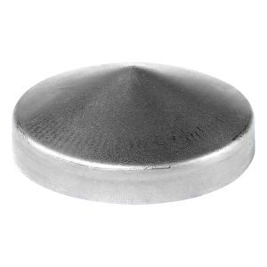 Postal – stalen hekpaal afdekking voor ronde paal Ø 90 mm