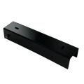 C-profiel connector beugel voor funderingsplaat 200x50 zwart GPV-700-32 (1)