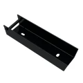 C-profiel connector beugel voor funderingsplaat 200x50 zwart GPV-700-32 (2)