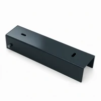 C-profiel connector beugel voor funderingsplaat 200x50 antraciet grafiet