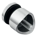 Puntbevestiging voor glas 6-12mm Ø 30/13/M8x40 AISI304 systeem 42,4 satijn 000-521 (2)