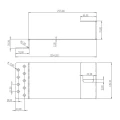 Brede dakhaak 300mm - Roestvrij staal PV-08-27 (2)