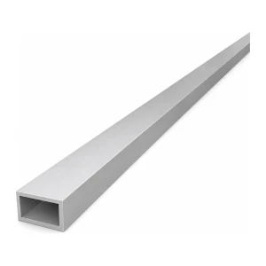 Rechthoekige aluminium buis 15×25×2 mm – gesloten profiel EN AW-6060, L=2000 mm