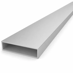 Rechthoekige aluminium buis 20×80×2 mm – gesloten profiel EN AW-6060 L=2000 mm