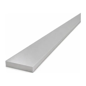 Aluminium platkant 50×10 mm EN AW-6060, lengte 2000 mm