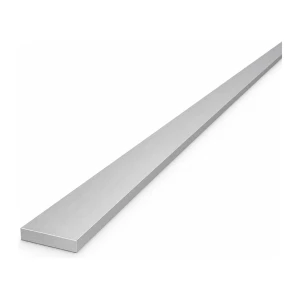 Aluminium platte staf 25×5 mm EN AW-6060 T64, lengte 2000 mm