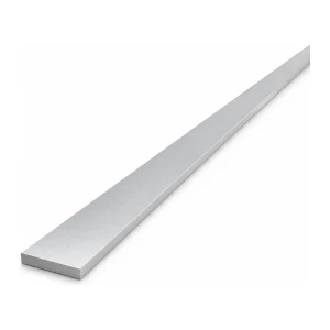 Aluminium plat profiel EN AW-6060 25×4 mm, lengte 2000 mm