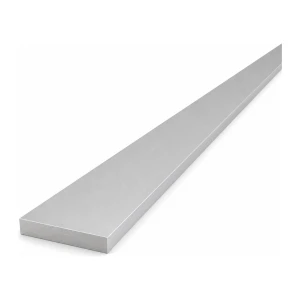 Aluminium platstrip EN AW-6060 T64, 40×8 mm, lengte 2000 mm
