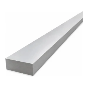 Aluminium plat profiel EN AW-6060 T64 – 50×20 mm, lengte 2000 mm
