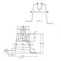 Schuin trapeziumbrugstuk met EPDM-afdichting H63 L330 – aluminium dakadapter PV 001-776 (2)
