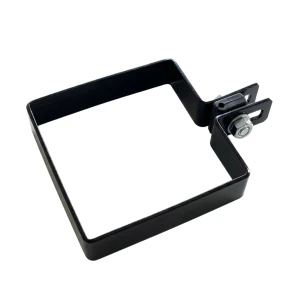 Eindklem voor hekwerkpanelen 100x100 mm zwart