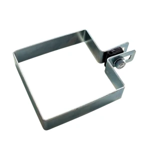 Eindbeugel voor hekpanelen 100x100 mm gegalvaniseerd