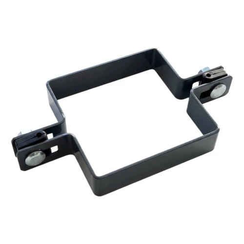Tussenklem voor hekwerkpanelen 100x100 mm grafiet 000-780 (1)