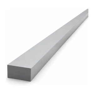 Aluminium platte staf EN AW-6060 T64 25×15 mm, lengte 2000 mm