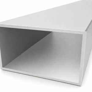 Aluminium rechthoekige buis 80×140×4 mm – gesloten profiel L=2000 mm EN AW-6060