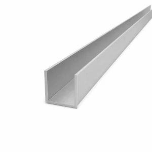 Aluminium U-profiel 30×30×2 mm – C/U profiel EN AW-6060, lengte 2000 mm