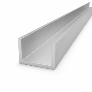 Aluminium U-profiel 60×40×5 mm – C/U-profiel EN AW-6060, lengte 2000 mm