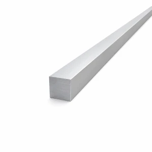 Aluminium vierkante massieve staaf 20×20 mm EN AW-6060 – lengte 2000 mm