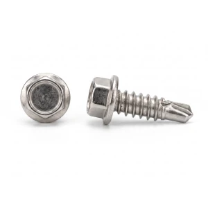 Zelfborende schroef DIN 7504 K 4.8x19 mm A2. zeskantflenskopmaat 500 stuks