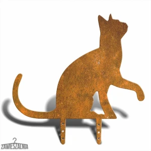 Tuinvogelverschrikker Kat Pootje L 41×42 cm – metalen decoratie en vogelafschrikkingsmiddel