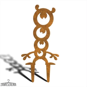 Zawieszalnia tuindecoratie Monsterlijk Monster Rebis L – Corten decoratie 20×41 cm