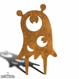 Jetu tuindecoratie Monsterlijk Monster – decoratie van cortenstaal M 22×38 cm