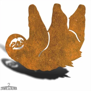 Zawieszalnia – tuintuin hangend luiaard XL van Corten staal 55×48 cm