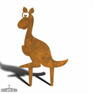 Pupil Ogrodowy – tuindecoratie Kangoeroe Oskar M 39 cm, Corten staal
