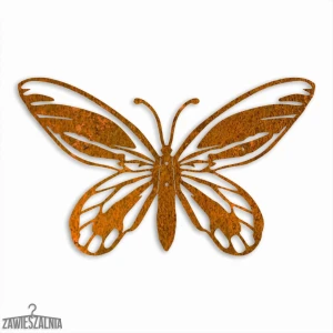 Zawieszalnia – 3D wanddecoratie Vlinder Goliat L 44 cm van cortenstaal