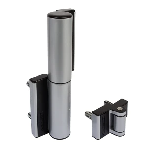 Locinox Puma – hydraulische zelfsluiter en 180° scharnier voor poorten tot 75 kg, zilver