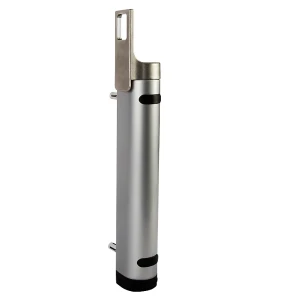 Locinox Rhino – hydraulische zelfsluiter voor poorten 180° met sluitkrachtregeling, zilver