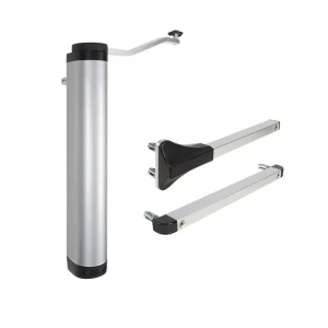 Locinox – verticale hydraulische deurdranger voor poortjes 90° en 180° zilver