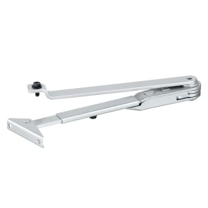 GEZE schaararm voor deurdranger TS 1500/1000 met mechanische vergrendeling – zilver
