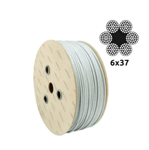 Verzinkte staalkabel 6×37 Ø14,0 mm met vezelkern FC