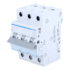 Hager MBN306E – overstroomautomaat B 6A 3P 6kA