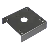 Aardingsplaatje – PV-contactplaatje van roestvrij staal 40×40 mm