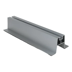 Aluminium trapezbrug H-60 met EPDM 330 mm – PV-montage op trapeziumplaat