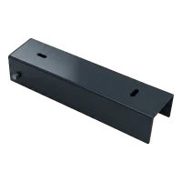 U-profiel voor schuttingplint 200×50 mm staal antraciet