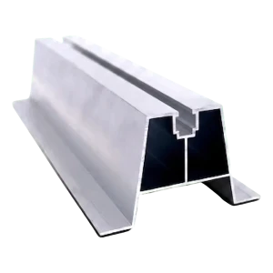 Aluminium trapeziumdakbrug H-70 met EPDM 400 mm – PV-montage op trapeziumplaat