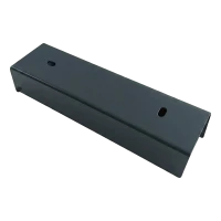 U-profiel voor schuttingsokkel 200×55 mm – verzinkt staal, antraciet