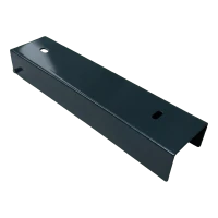 U-profiel voor schuttingplint 250×55 mm – verzinkt staal, antraciet