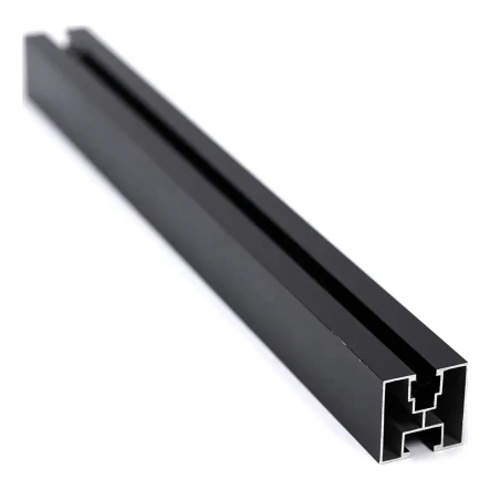 PV-montageprofiel aluminium 40×40 mm zwart geanodiseerd – rail 625 cm voor M10-bouten PV-01-02-AN (1)